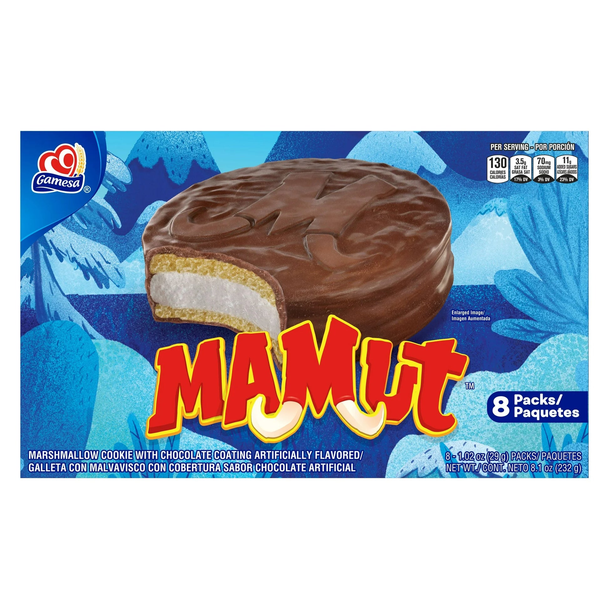 Mamut Galletas de Malvavisco con Chocolate