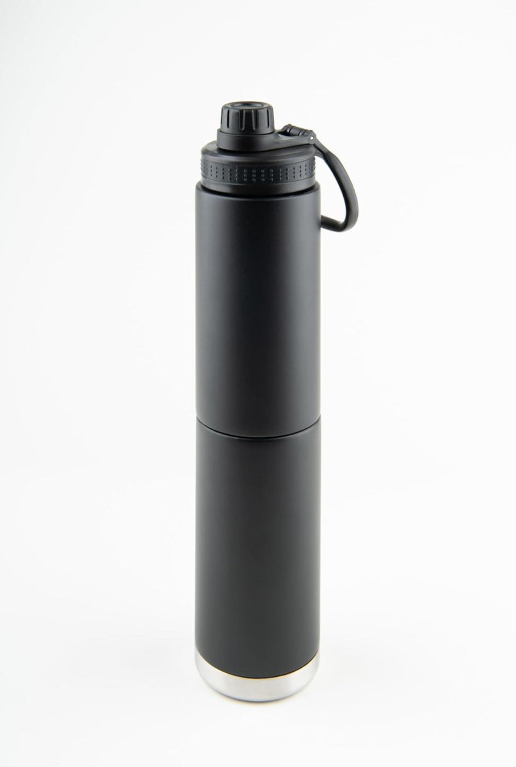 BENTO BOTTLE - Vacuum Insulated Stainless Steel Bottle for Coffee & Water, Hot & Cold Beverages, Easy Drink Lid, 32 fl oz (900 ml) (Two 16 oz Beverage Compartments).